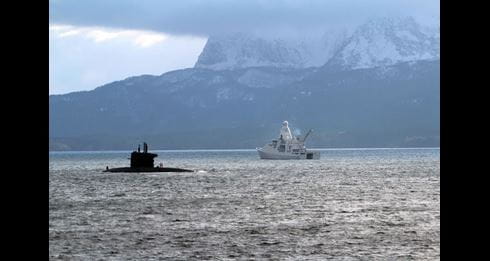 Submarine hunting is black and white for Monmouth in Norwegian fjords