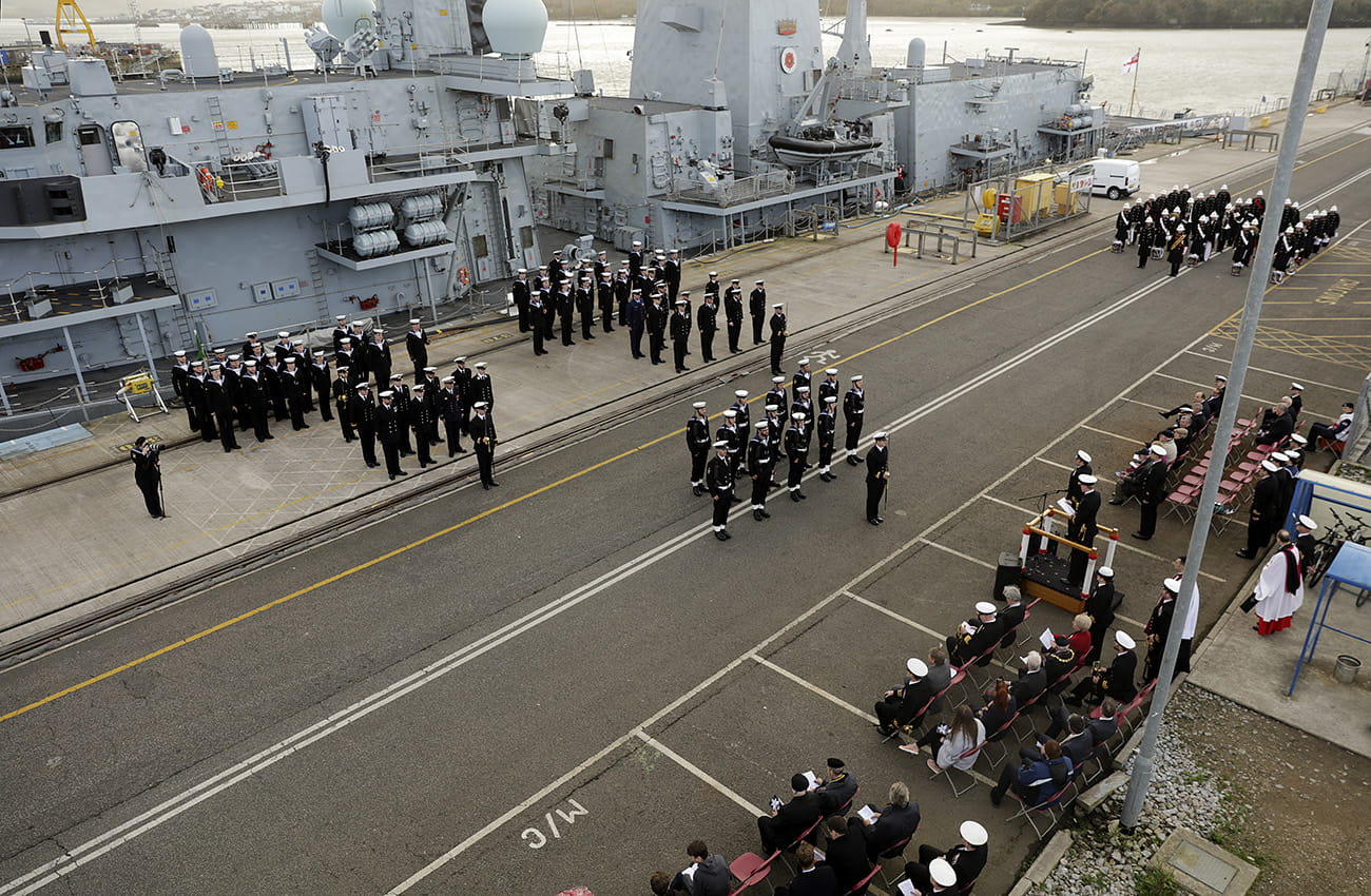HMS Montrose re-joins the Royal Navy fleet