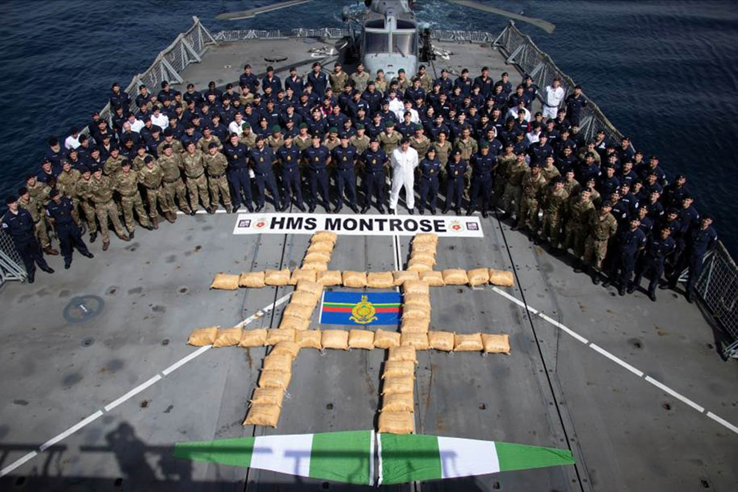 Royal Navy scores second major drugs bust in Gulf