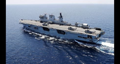 HMS Ocean leads international submarine hunting exercise
