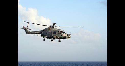 Sea Skua fired for last time by HMS Portland’s Lynx