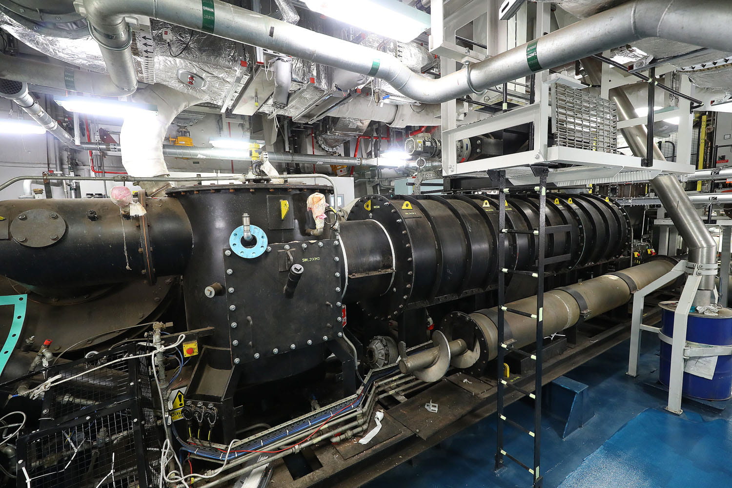 HMS Prince of Wales tests new green waste system