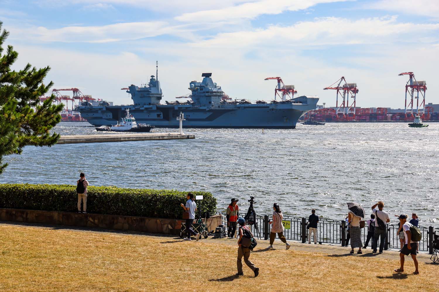 Farewell to Tokyo for HMS Prince of Wales