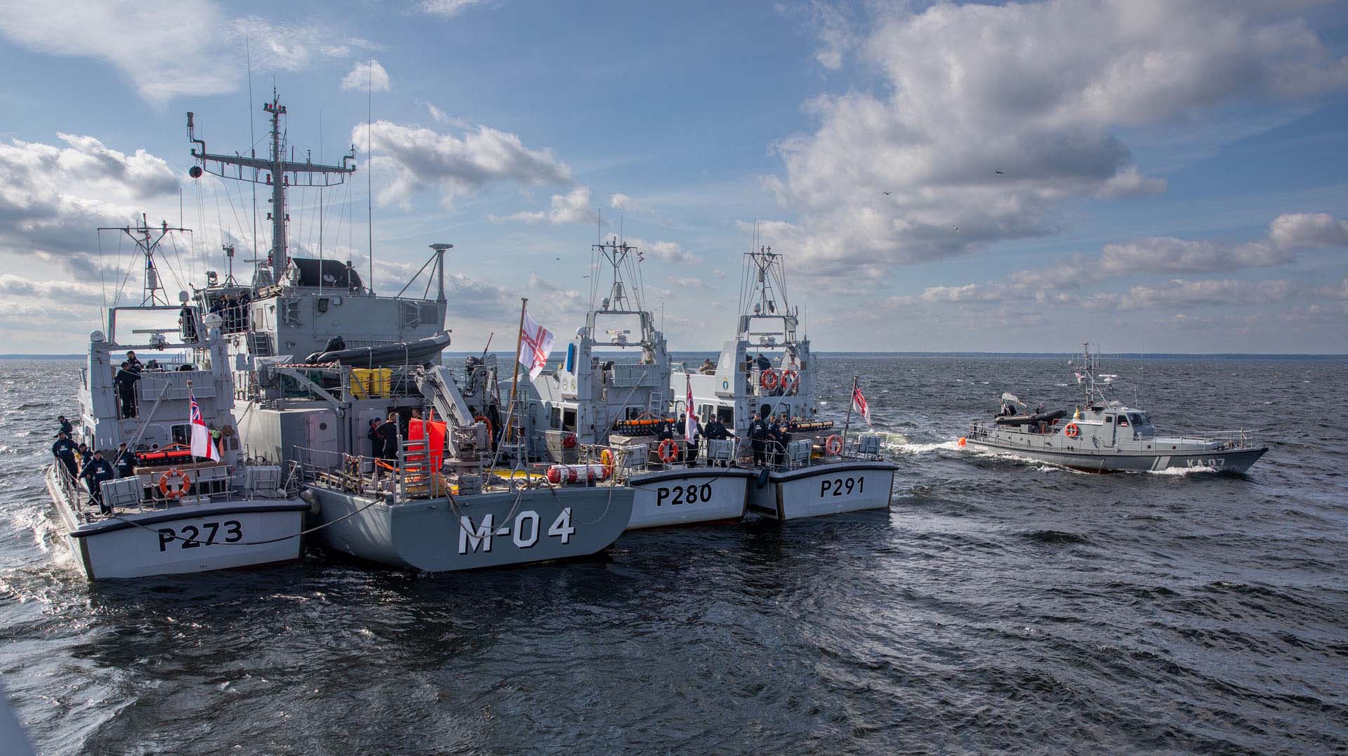Royal Navy patrol craft join Latvian allies in exercise to safeguard Baltic waters