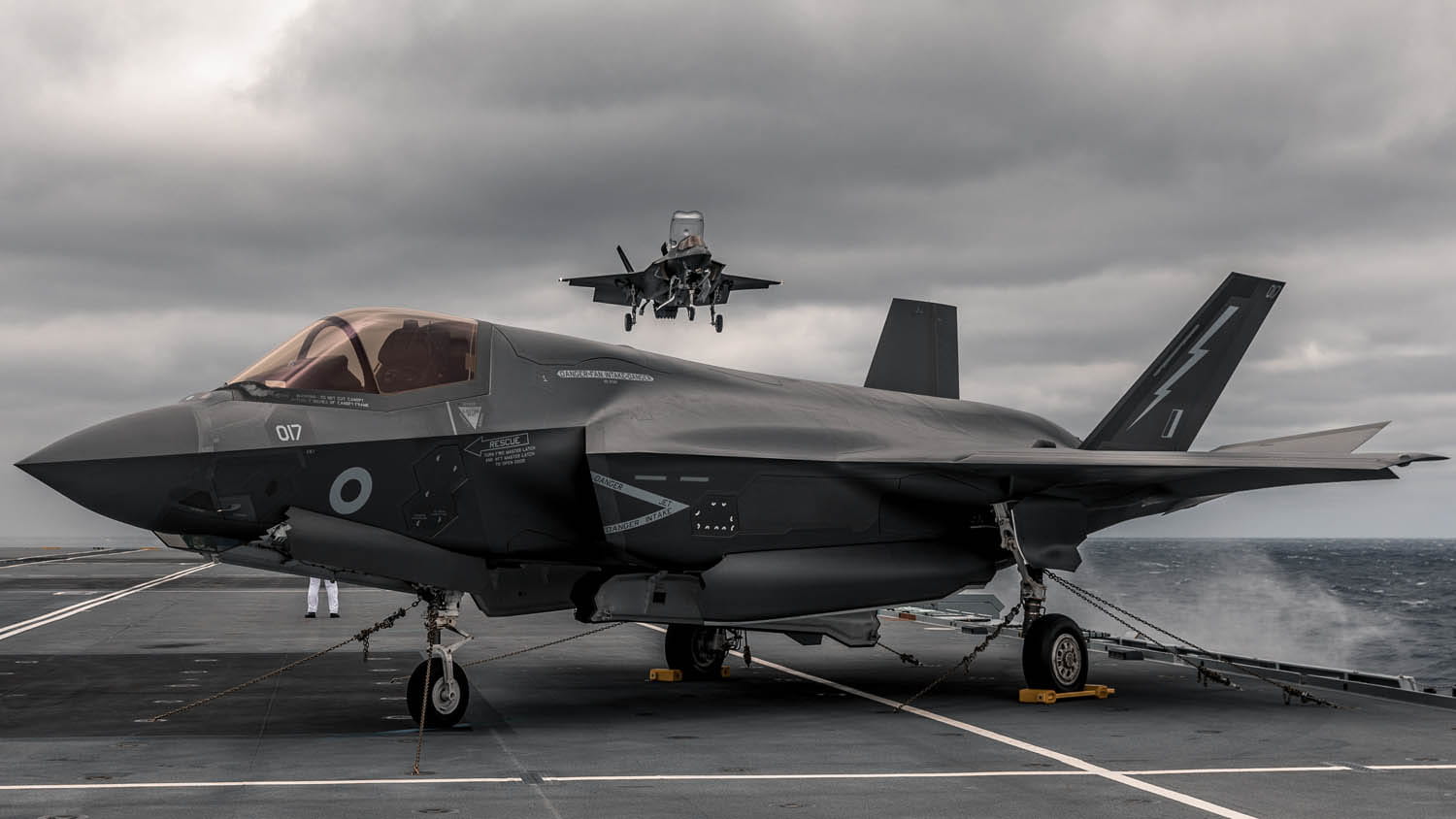 F-35 fully loaded for first time on HMS Queen Elizabeth 