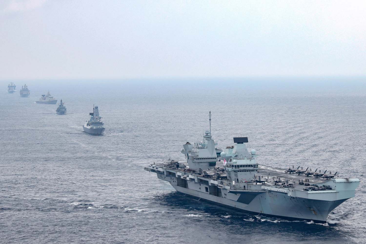 New face leads nation’s most powerful Naval force – the UK Carrier Strike Group