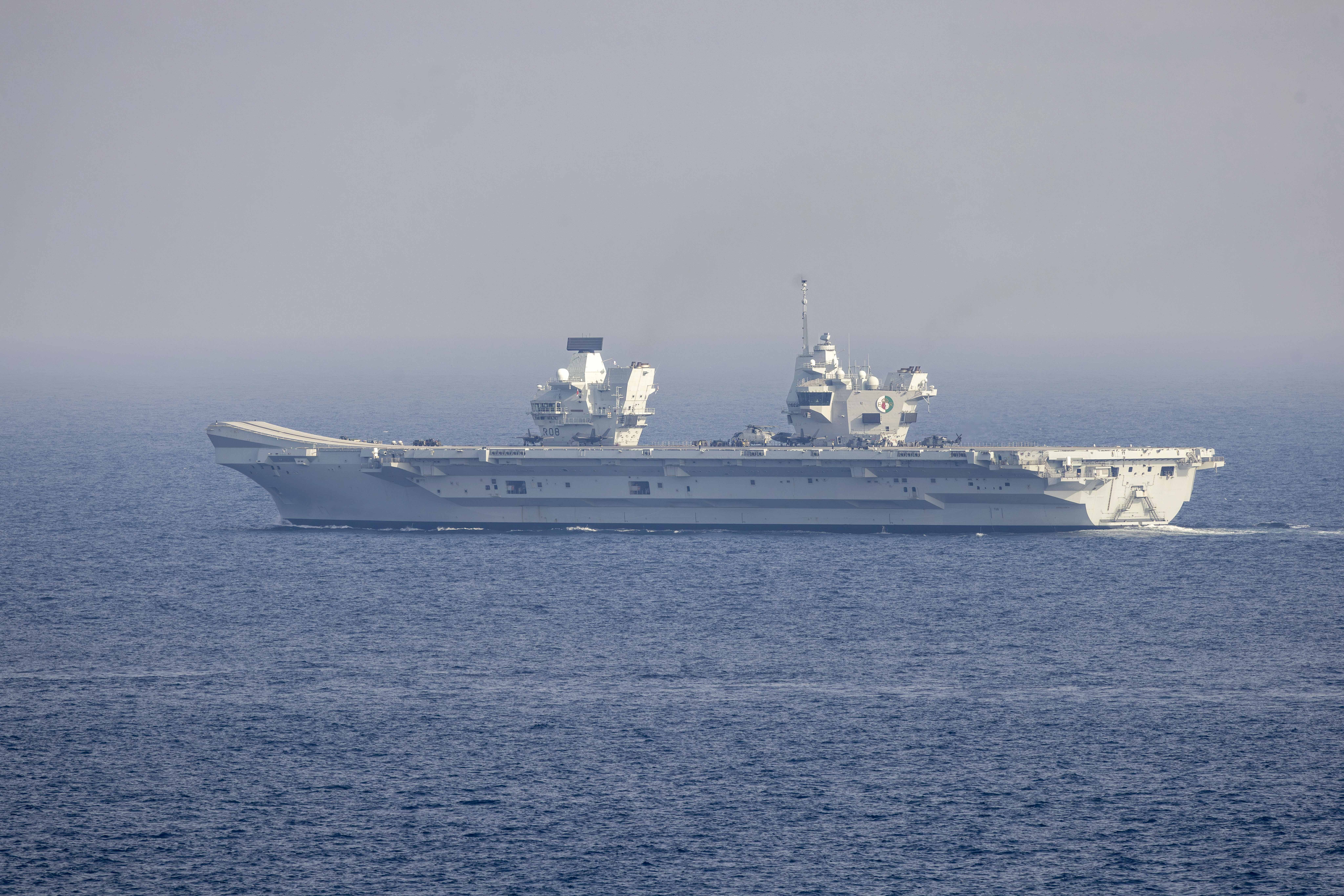 UK flagship deploys on historic NATO mission