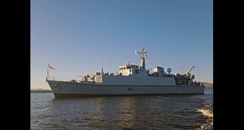 HMS Ramsey on NATO deployment
