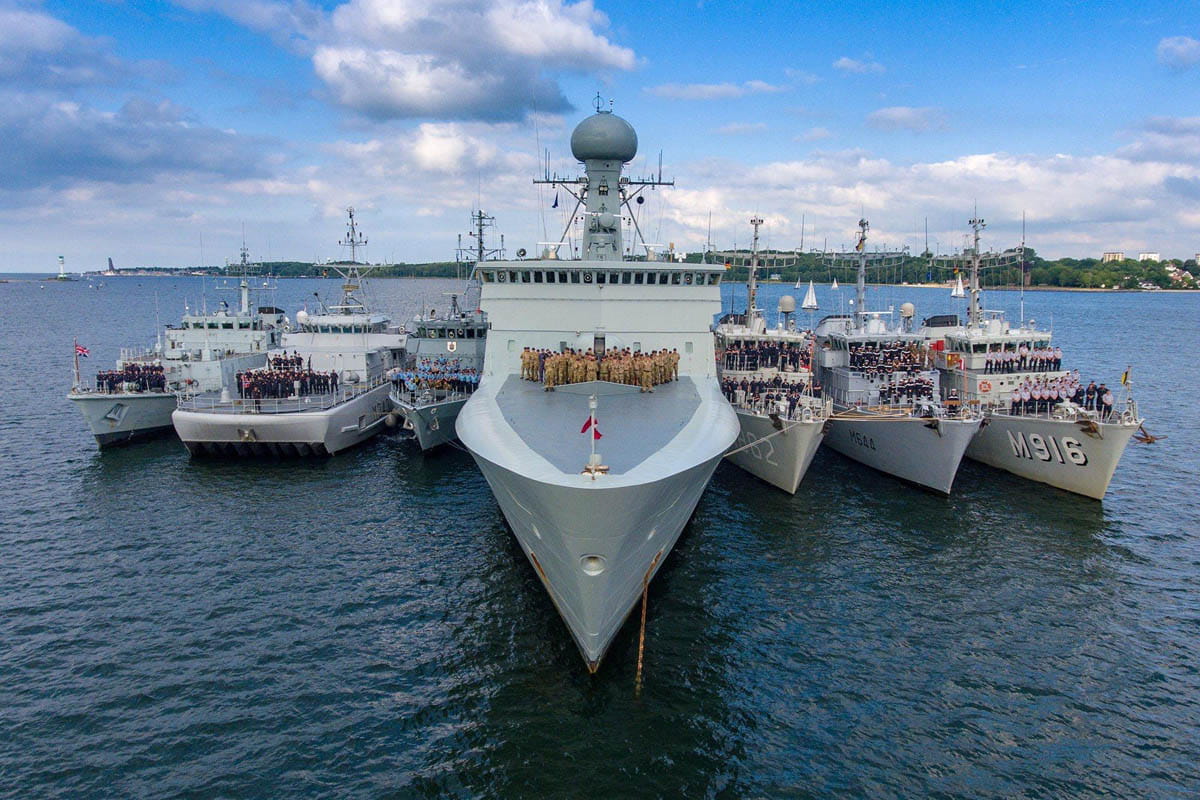 HMS Ramsey returns home after NATO deployment