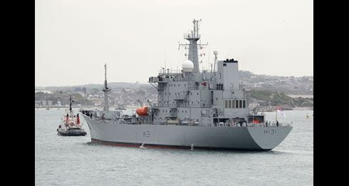 Survey ship HMS Scott returns home
