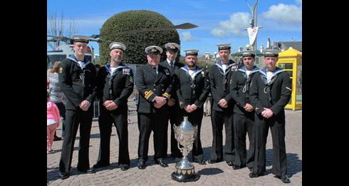 HMS Severn supports the Jersey Boat Show.