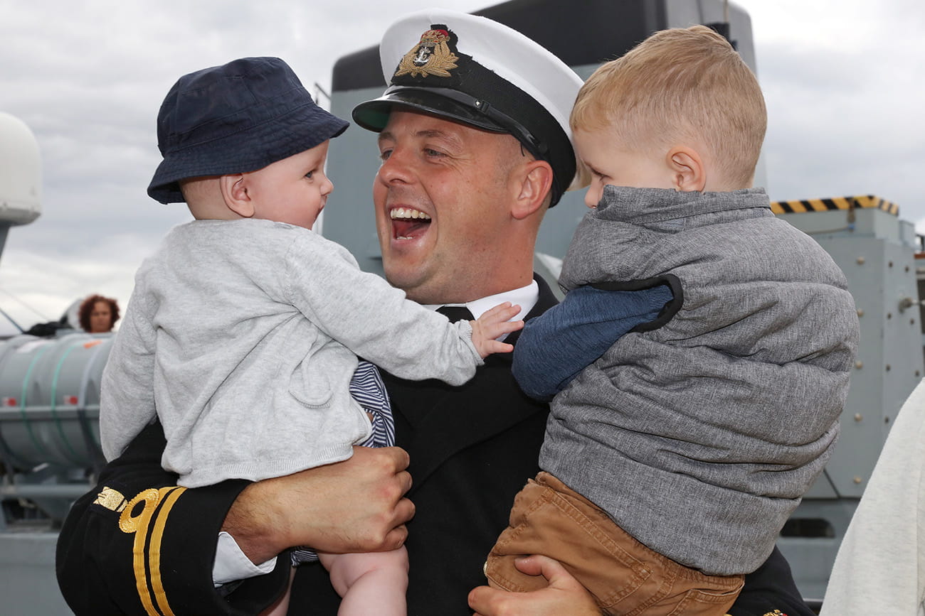 HMS Shoreham returns home after NATO deployment