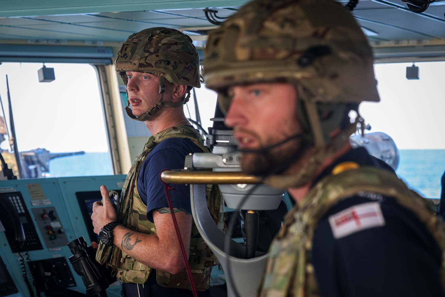 Sailors from HMS Spey during Bersama Shield