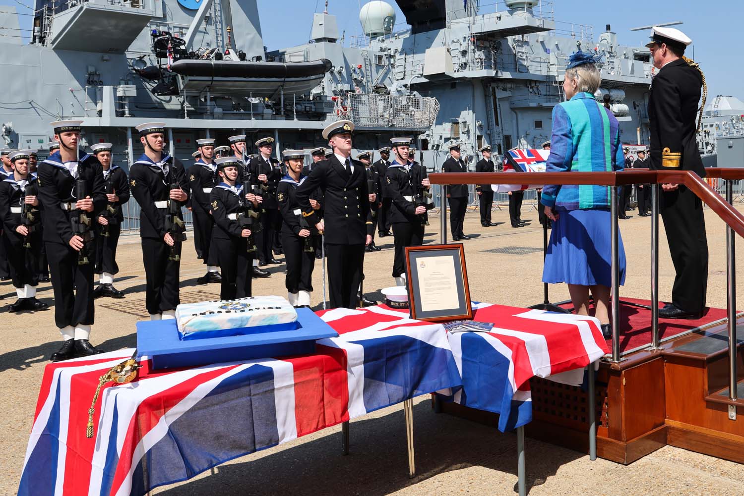 Duke-class frigate rededicated to the Royal Navy fleet after major revamp