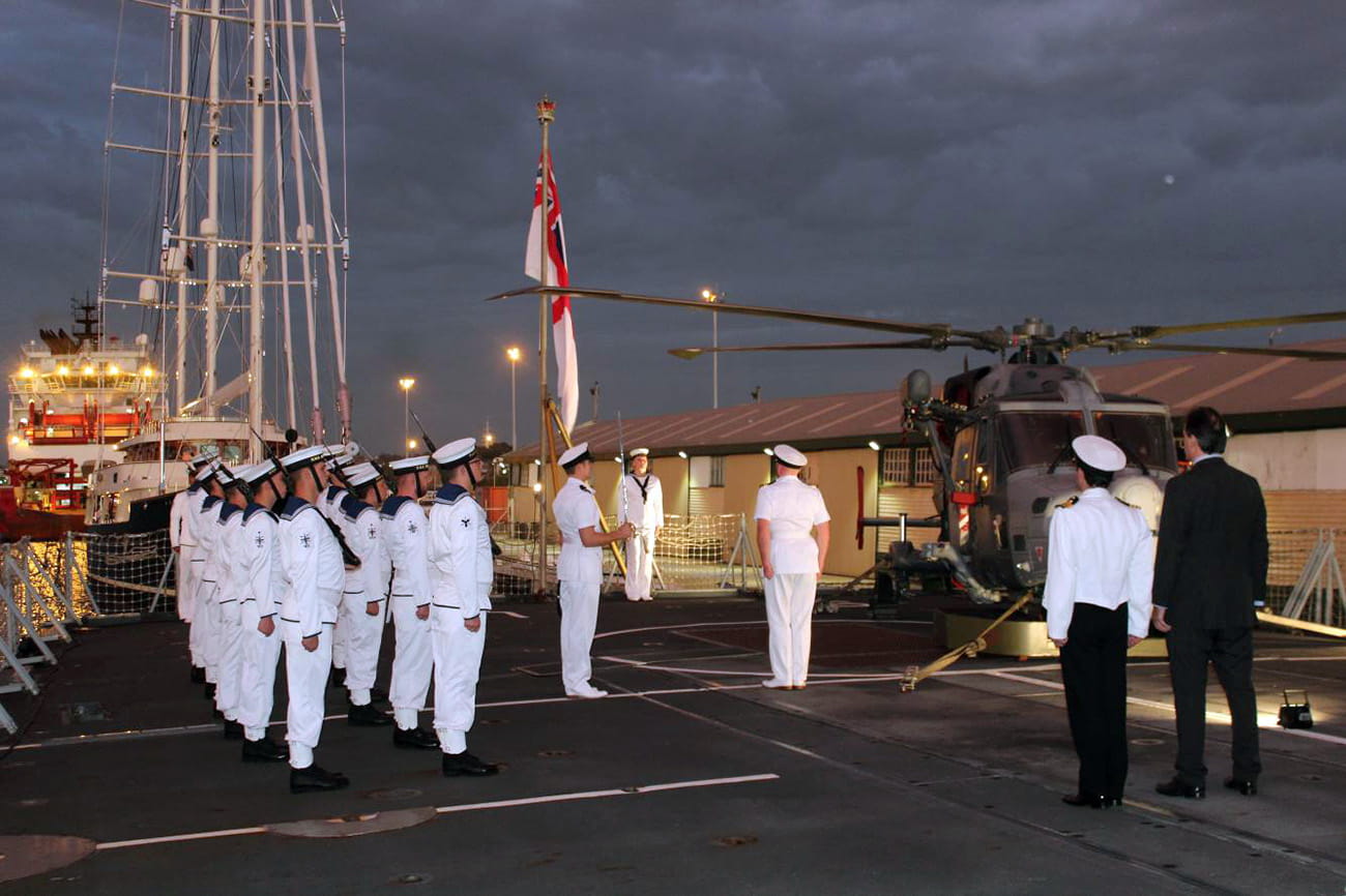 HMS Sutherland is in Adelaide
