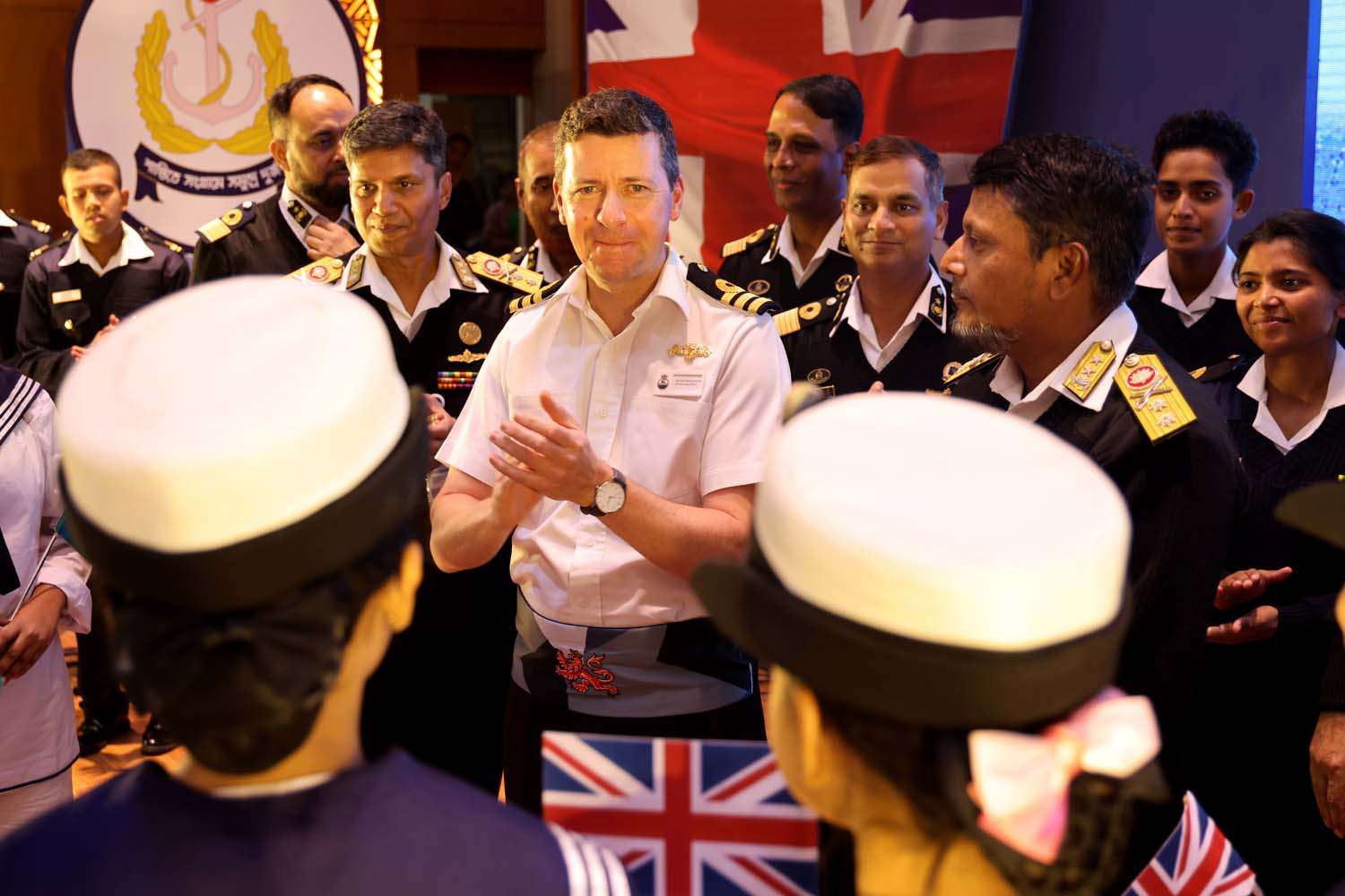  Royal Navy warship HMS Tamar makes her mark in Bangladesh