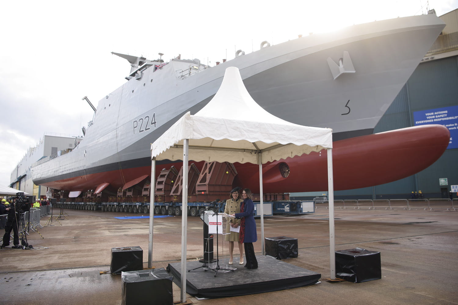 New offshore patrol vessel named HMS Trent