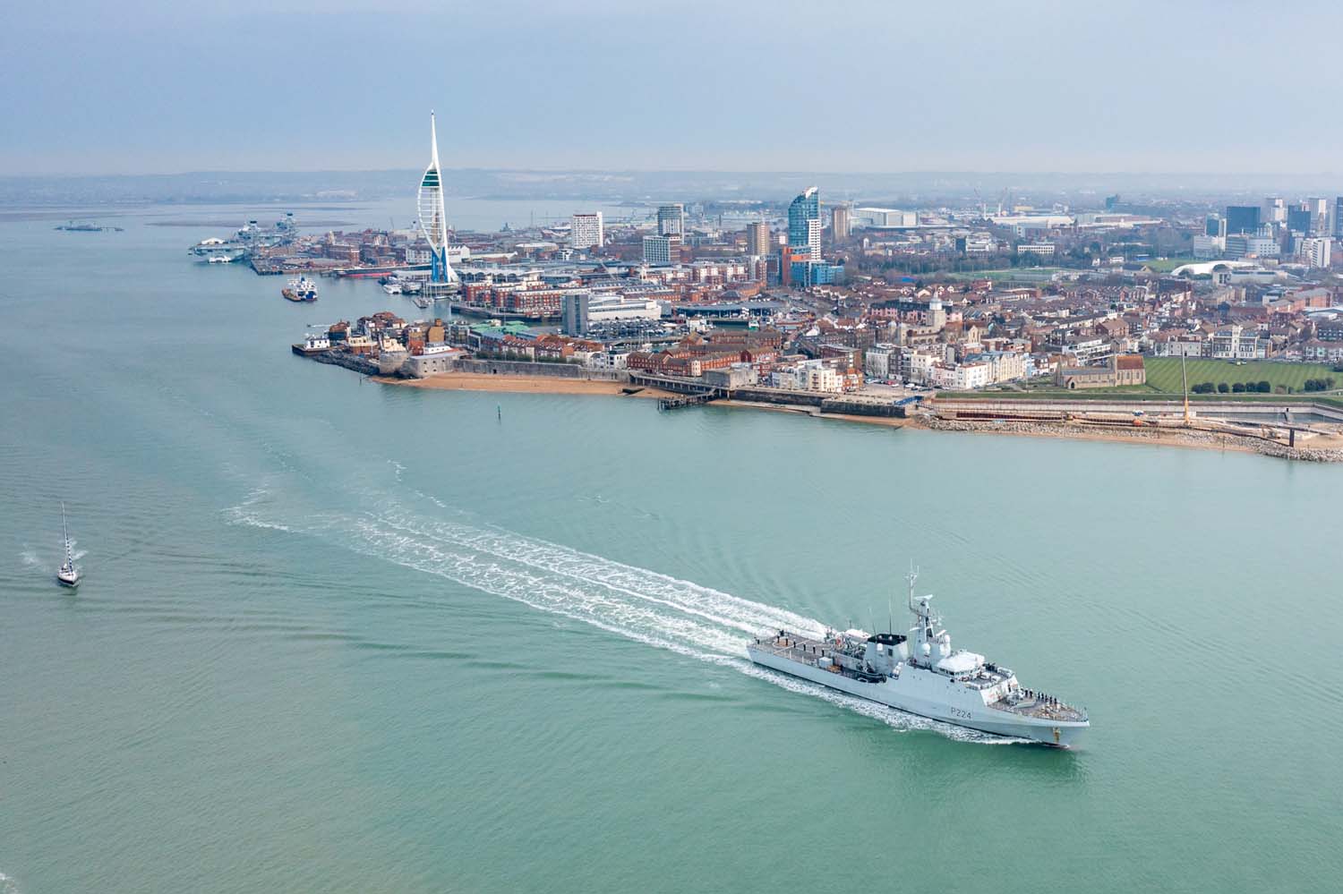 HMS Trent deploys for Mediterranean mission