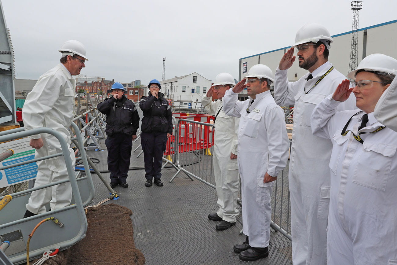 HMS Westminster hosts Chief of Navy RNZN