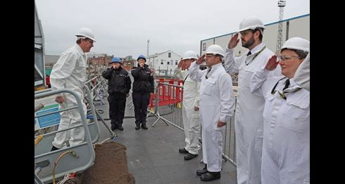 HMS Westminster hosts Chief of Navy RNZN