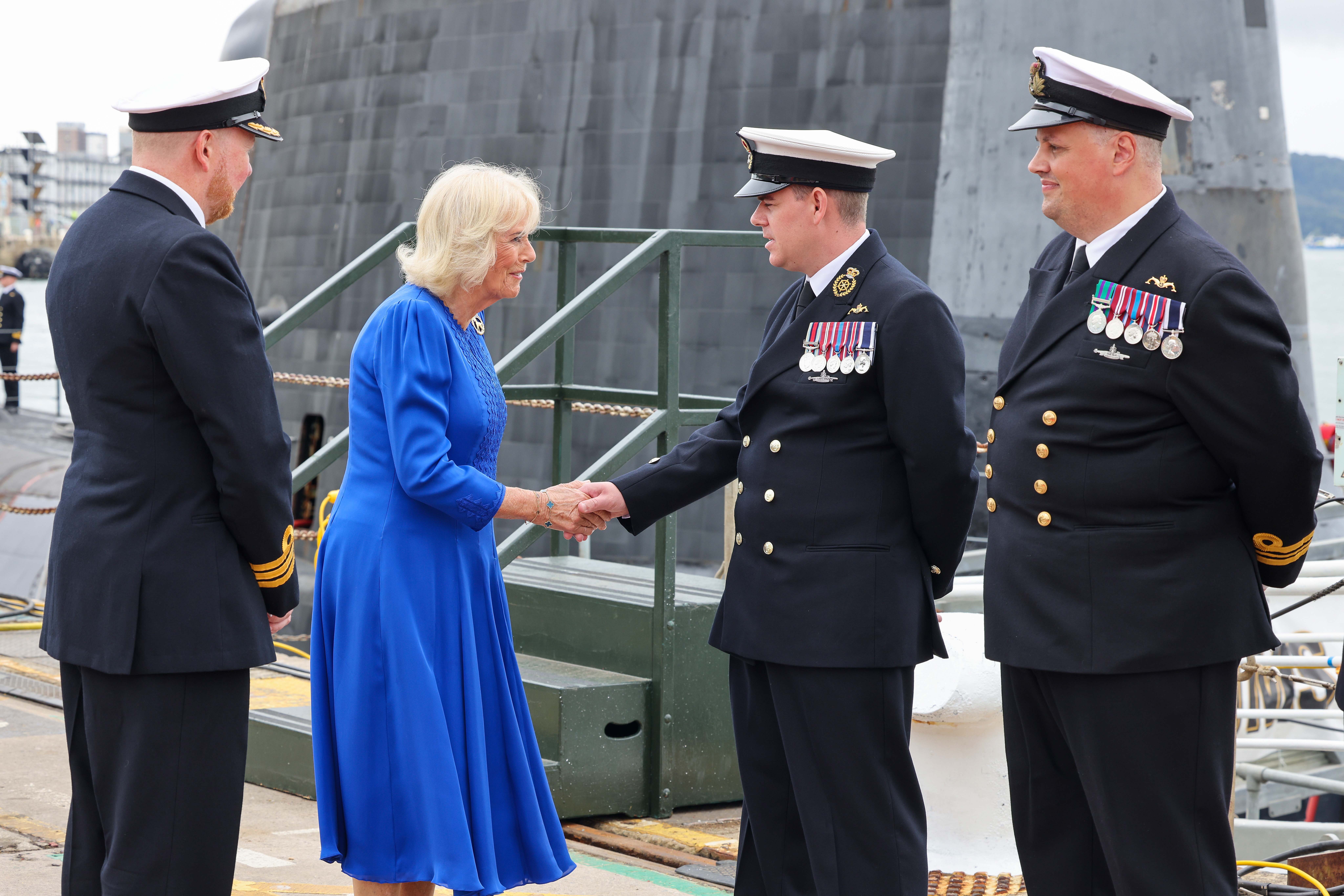 Her Majesty The Queen Visit to HMS Astute 