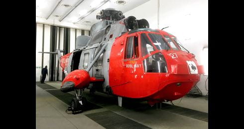 Life saving Sea King to go on display