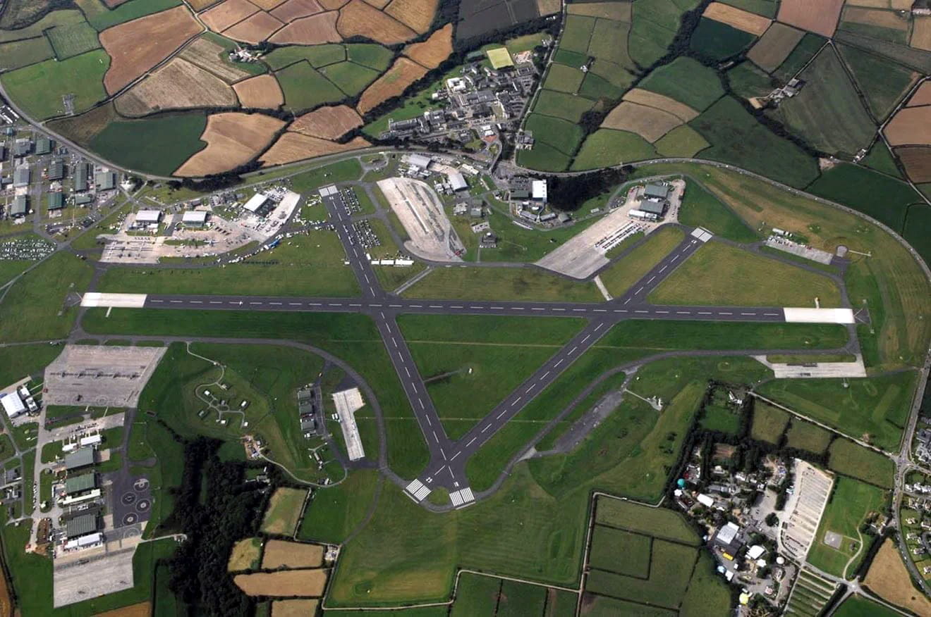 Aerial shot of RNAS Culdrose