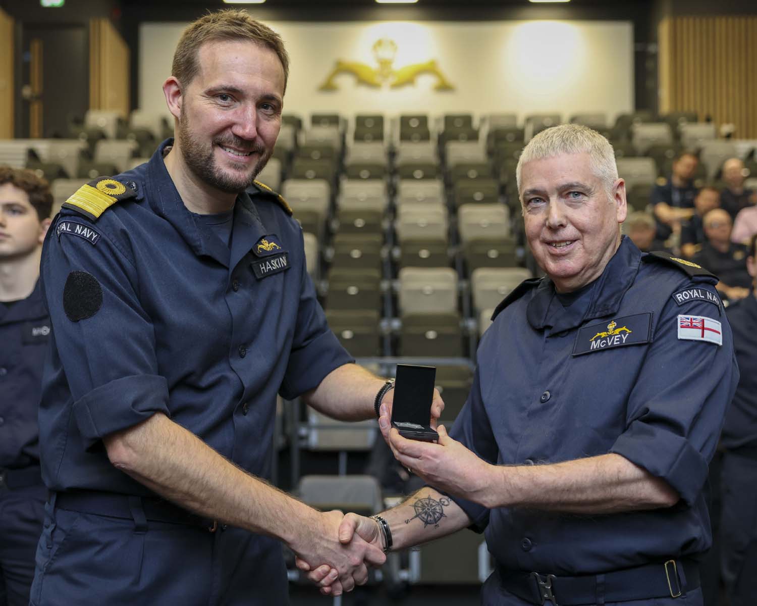 ET WESM(SWS) Wilkes awarded by Commodore Haskins