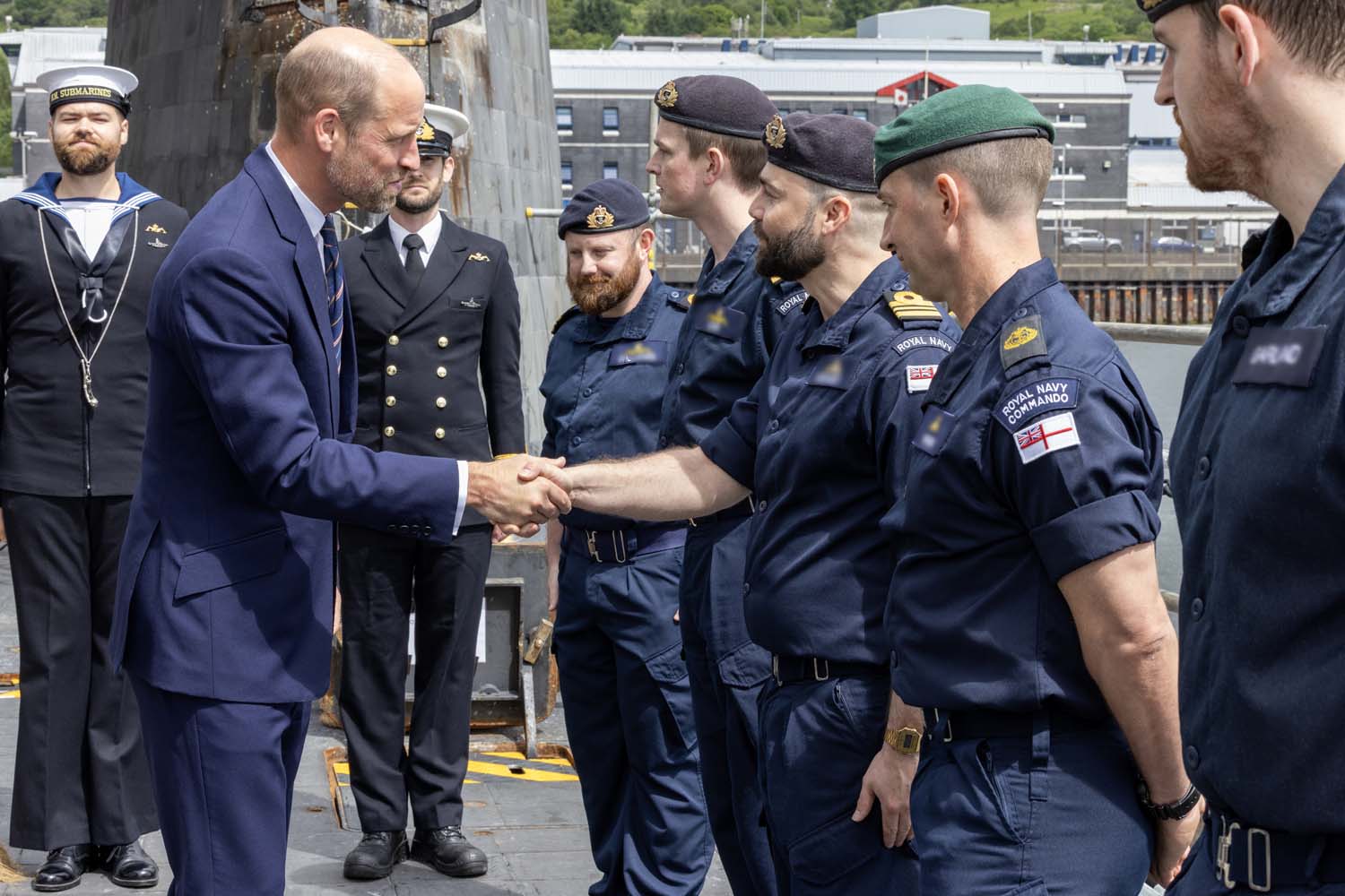 HRH Prince William joins Royal Navy to mark anniversary of Submarine Service