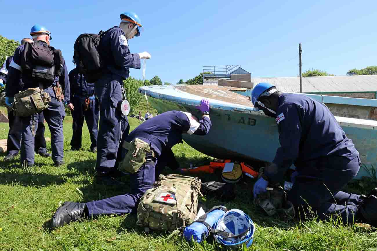 Royal Navy leads charge in humanitarian response