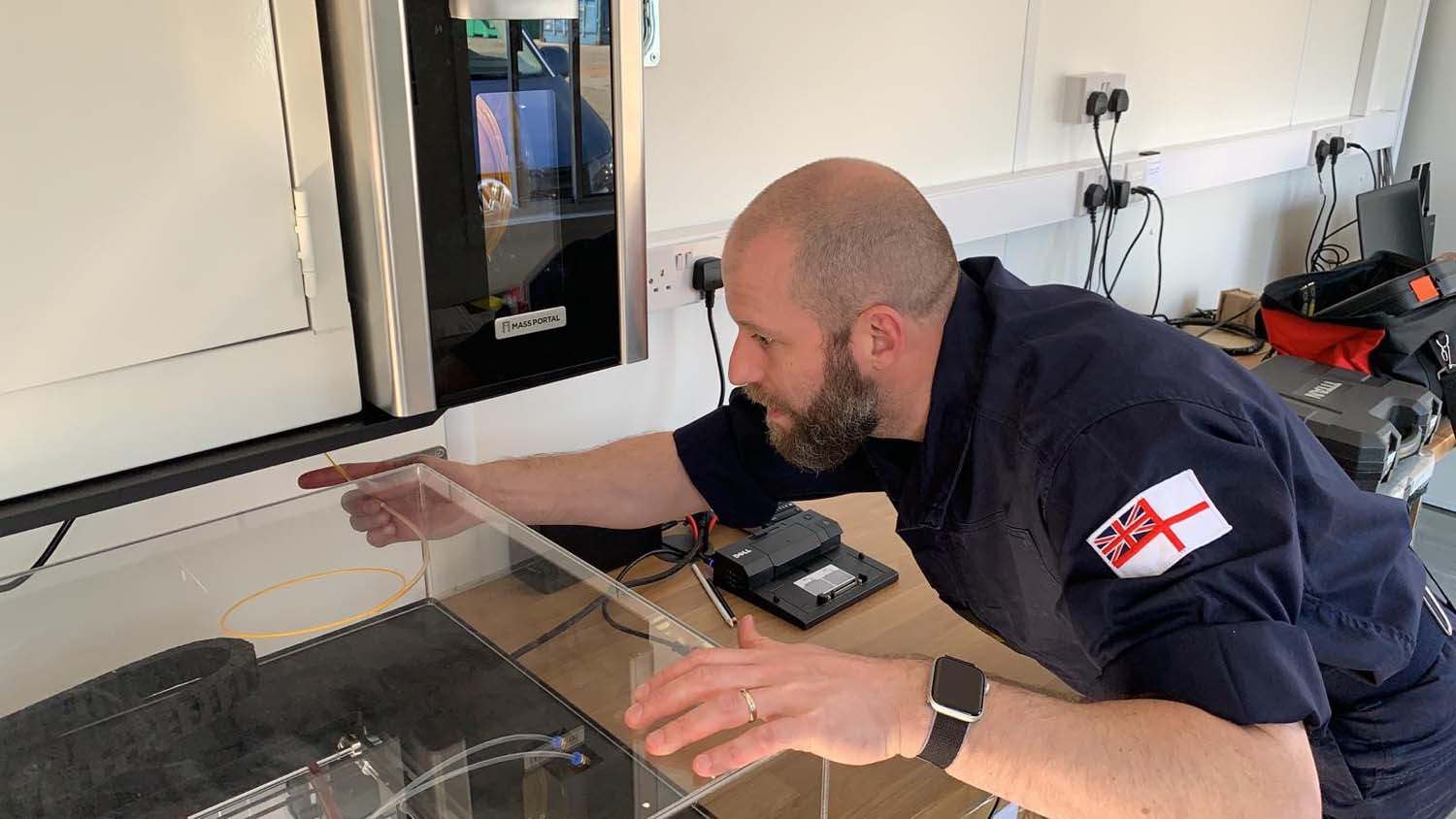 Plymouth Naval base helps produce masks for local NHS