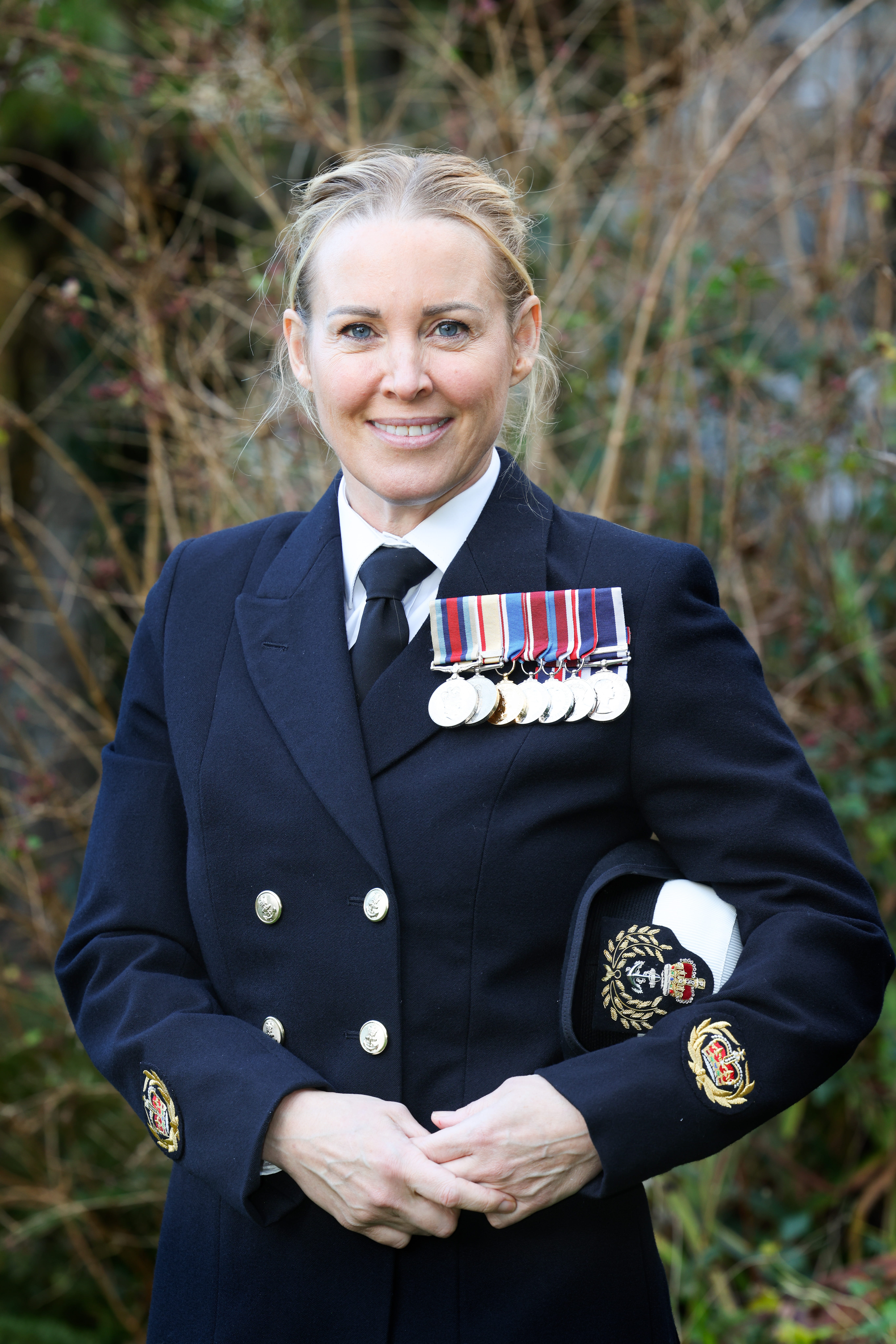 WO Angie Cheal, made an MBE in the New Year's Honours