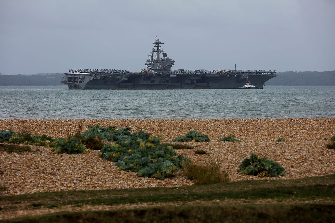 Portsmouth hosts US carrier strike group