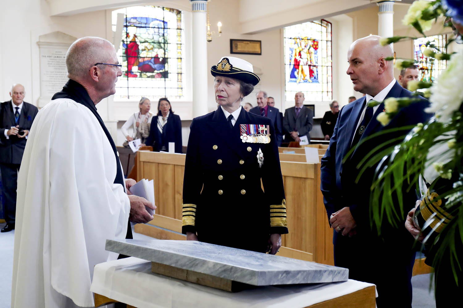 Princess Royal unveils WW2 memorial in Portsmouth