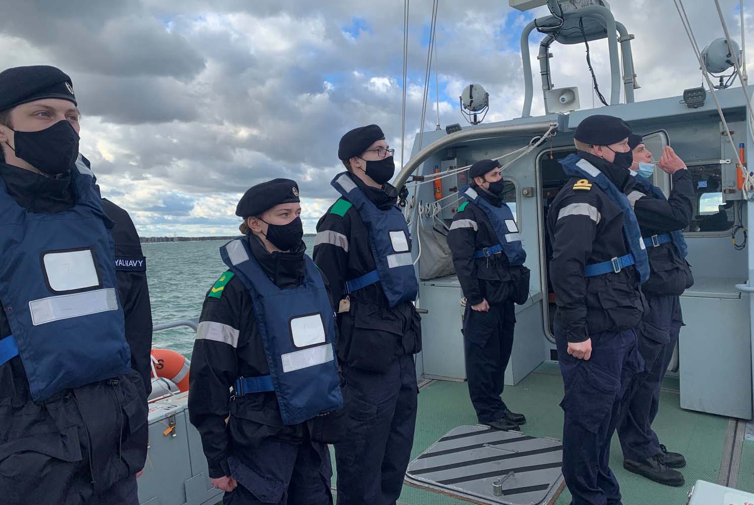  A first taste of Royal Navy seamanship on HMS Sabre and Scimitar