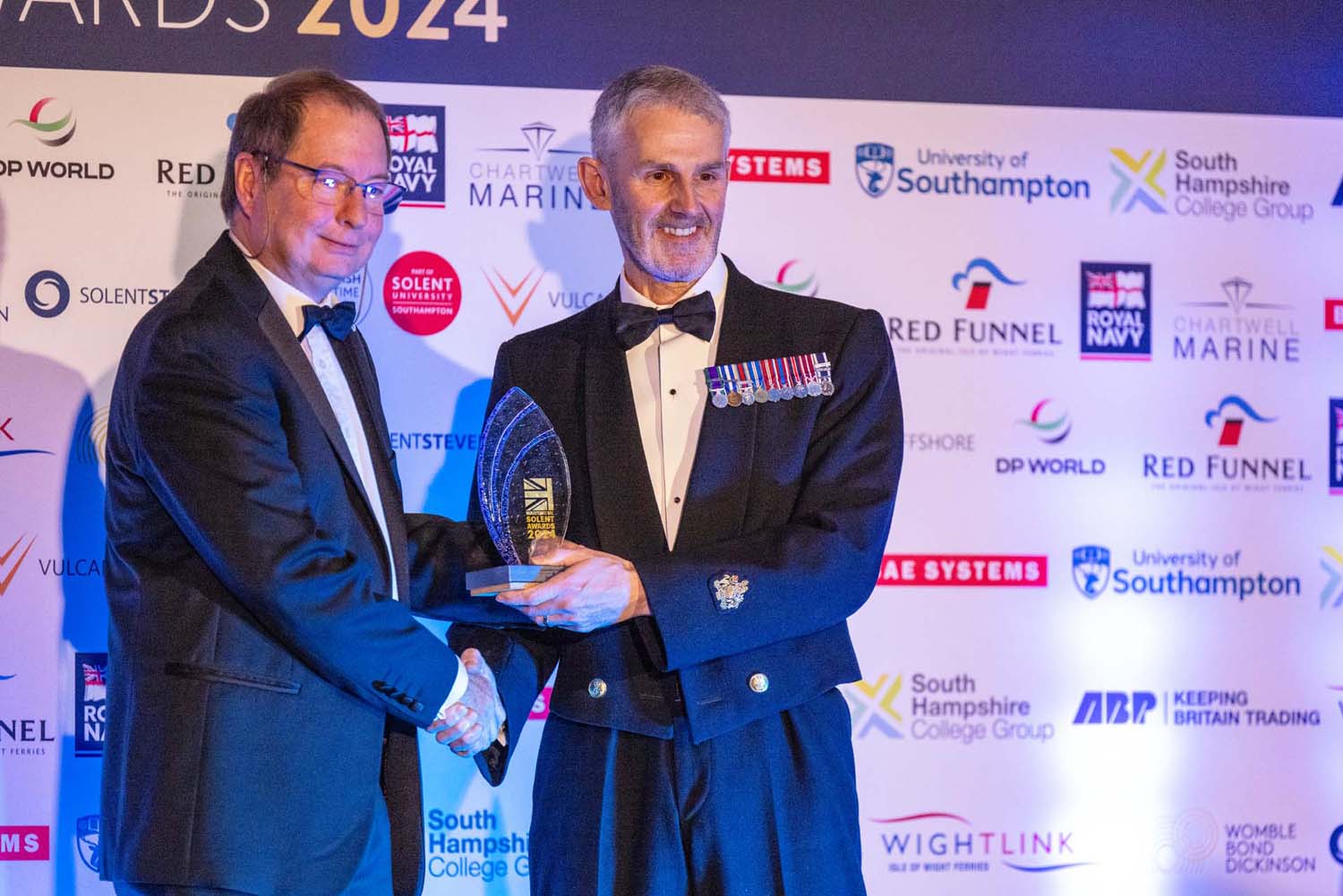 Royal Navy Warrant Officer leads the way in sustainability at Maritime UK Solent Awards