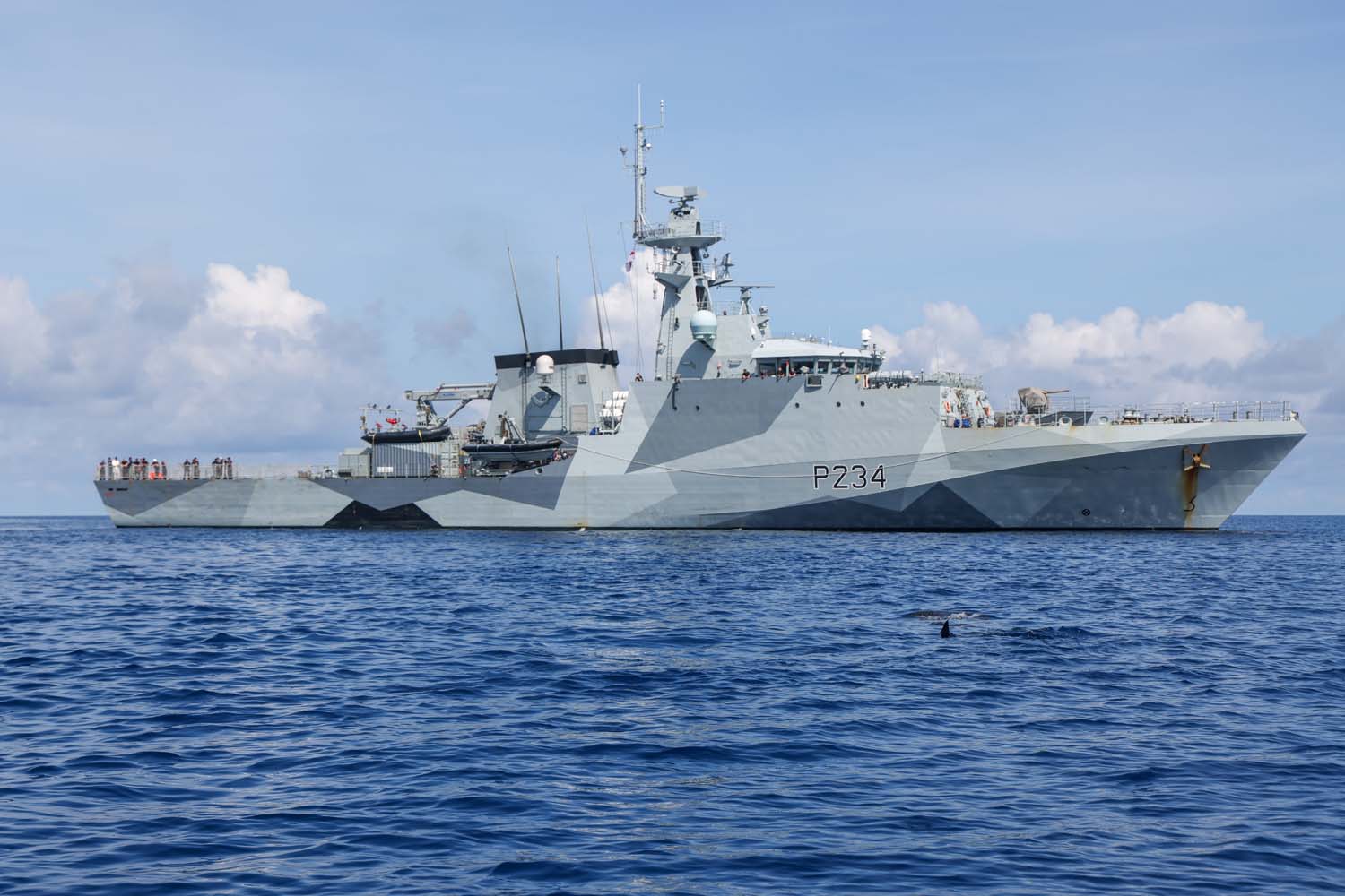 HMS Spey. Picture: LPhot Unaisi Luke