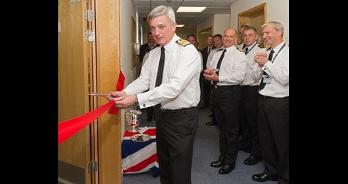 First sea lord opens new training equipment area