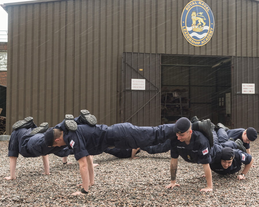 Fast track trainees speed through apprenticeship training at HMS Collingwood