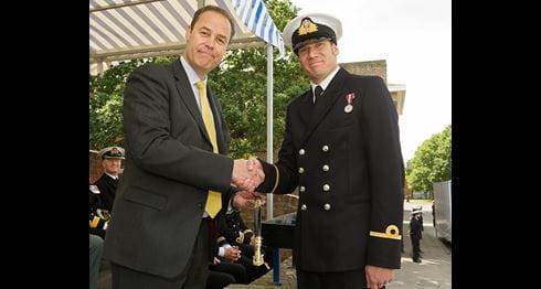 Sailor honoured with sword for service