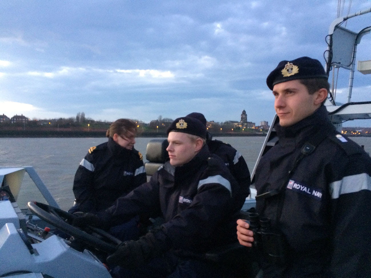Bridge test for officers training at BRNC