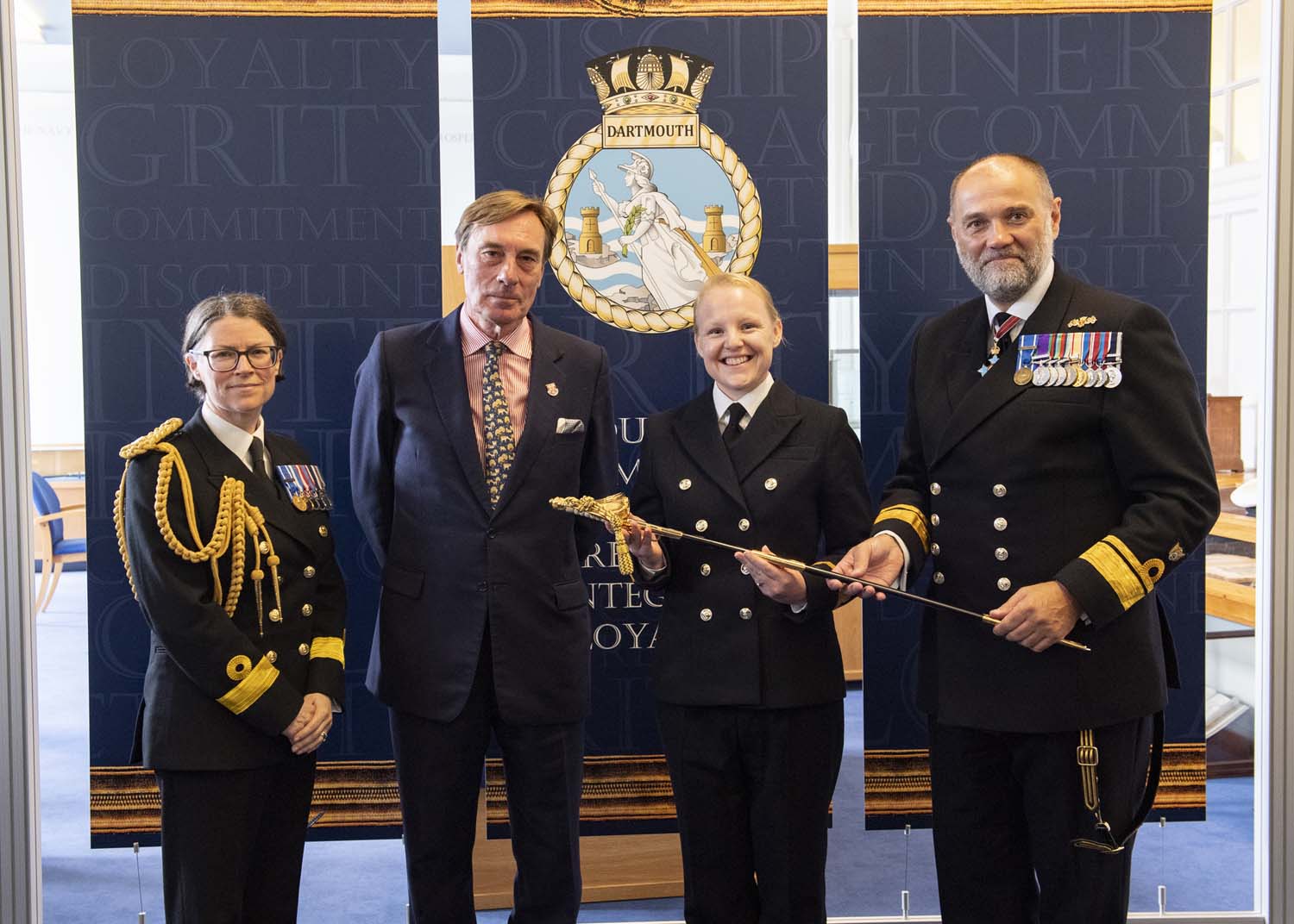 Officer cadets pass out of Dartmouth after giving ‘100 per cent’