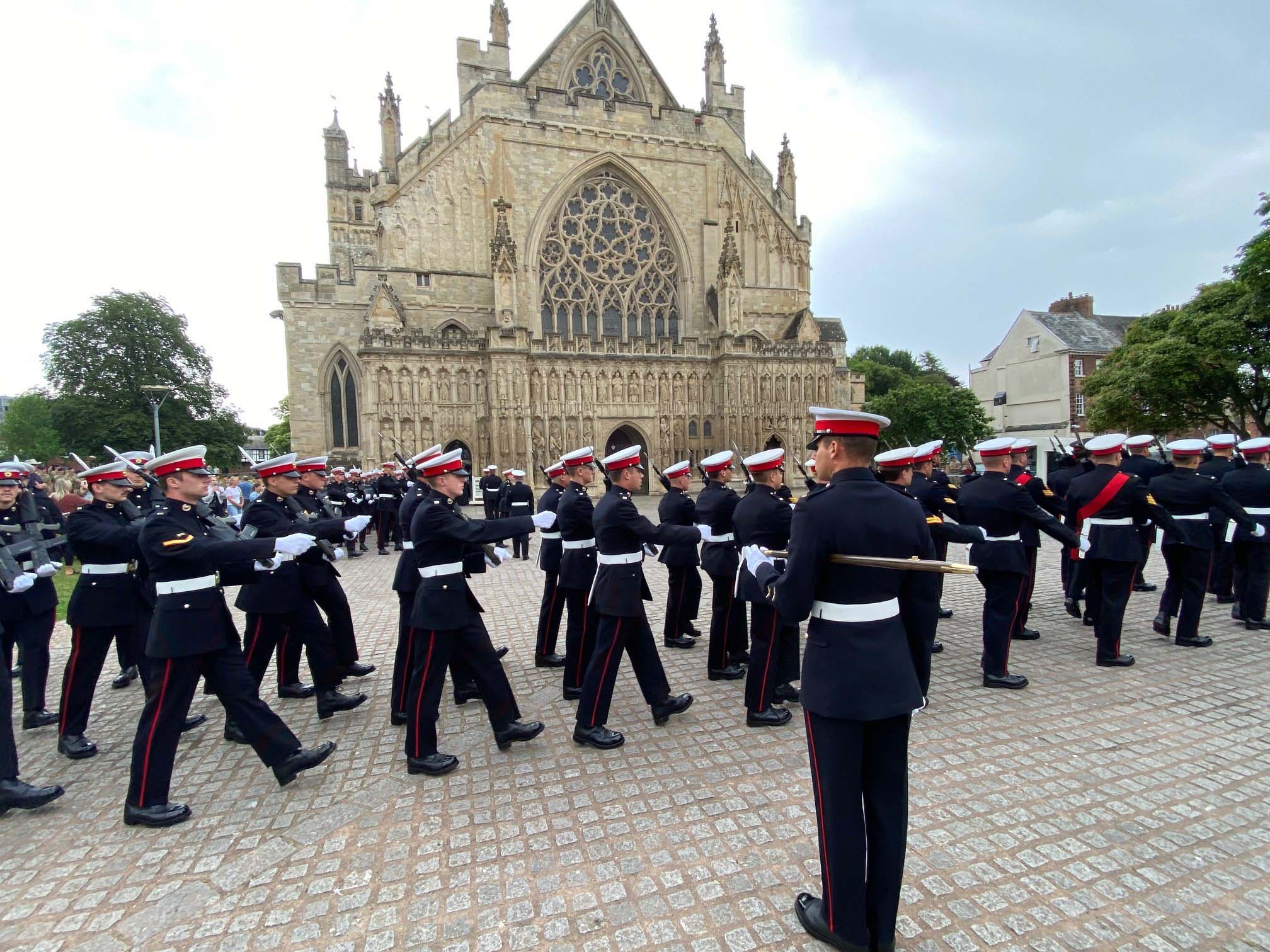 Lympstone's Commandos celebrate their unique bond with Exete