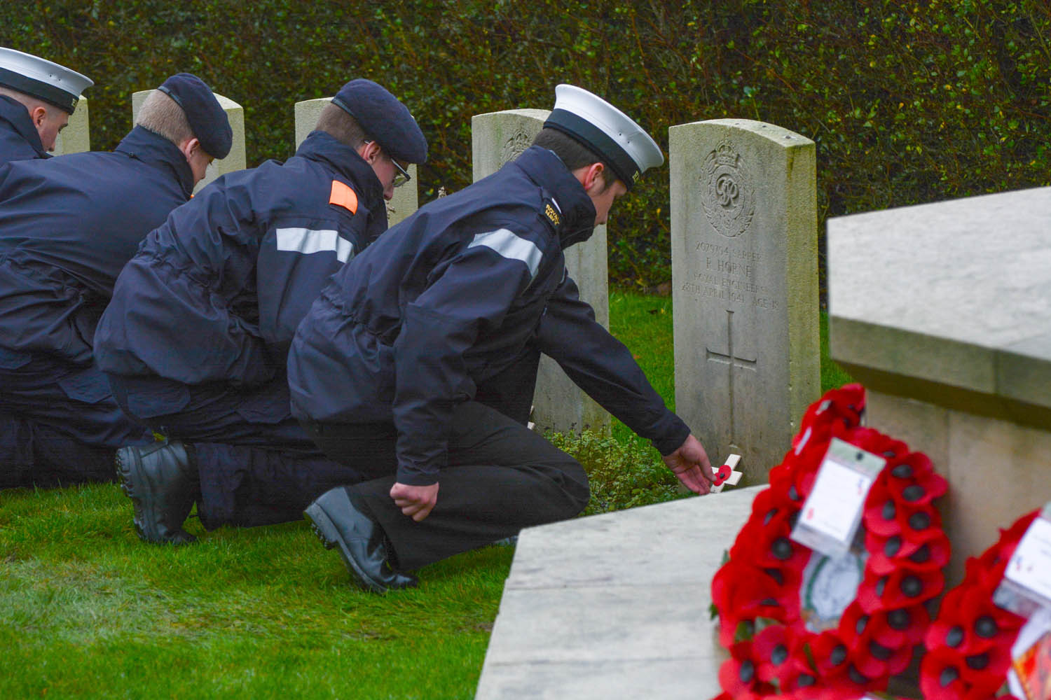 HMS Raleigh remembers the fallen
