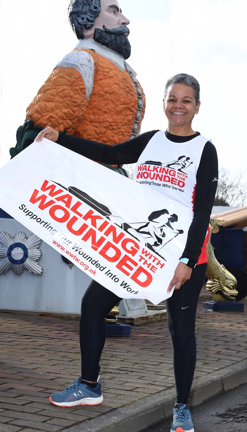 Plymouth's runner fundraising mission