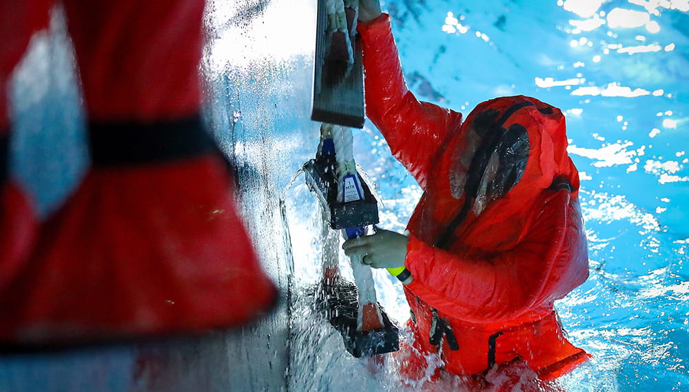Submariners at HMNB Clyde have been putting their new training facility through its paces
