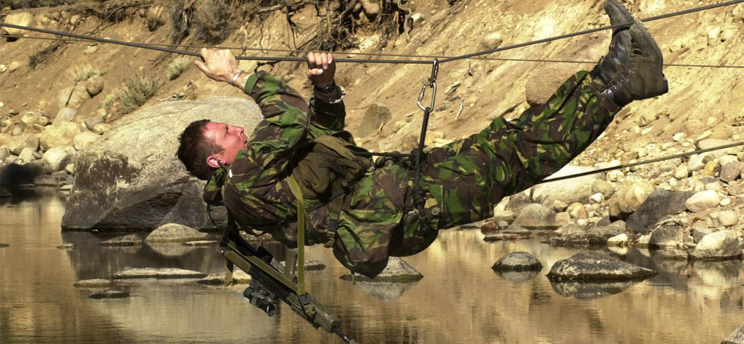 Royal Marines from 40 Commando take part in Exercise Blackhorse in California USA