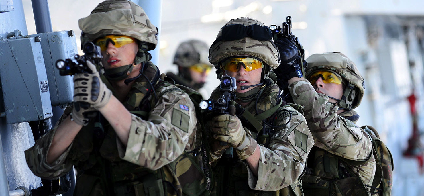 Royal Marine Boarding Team Training