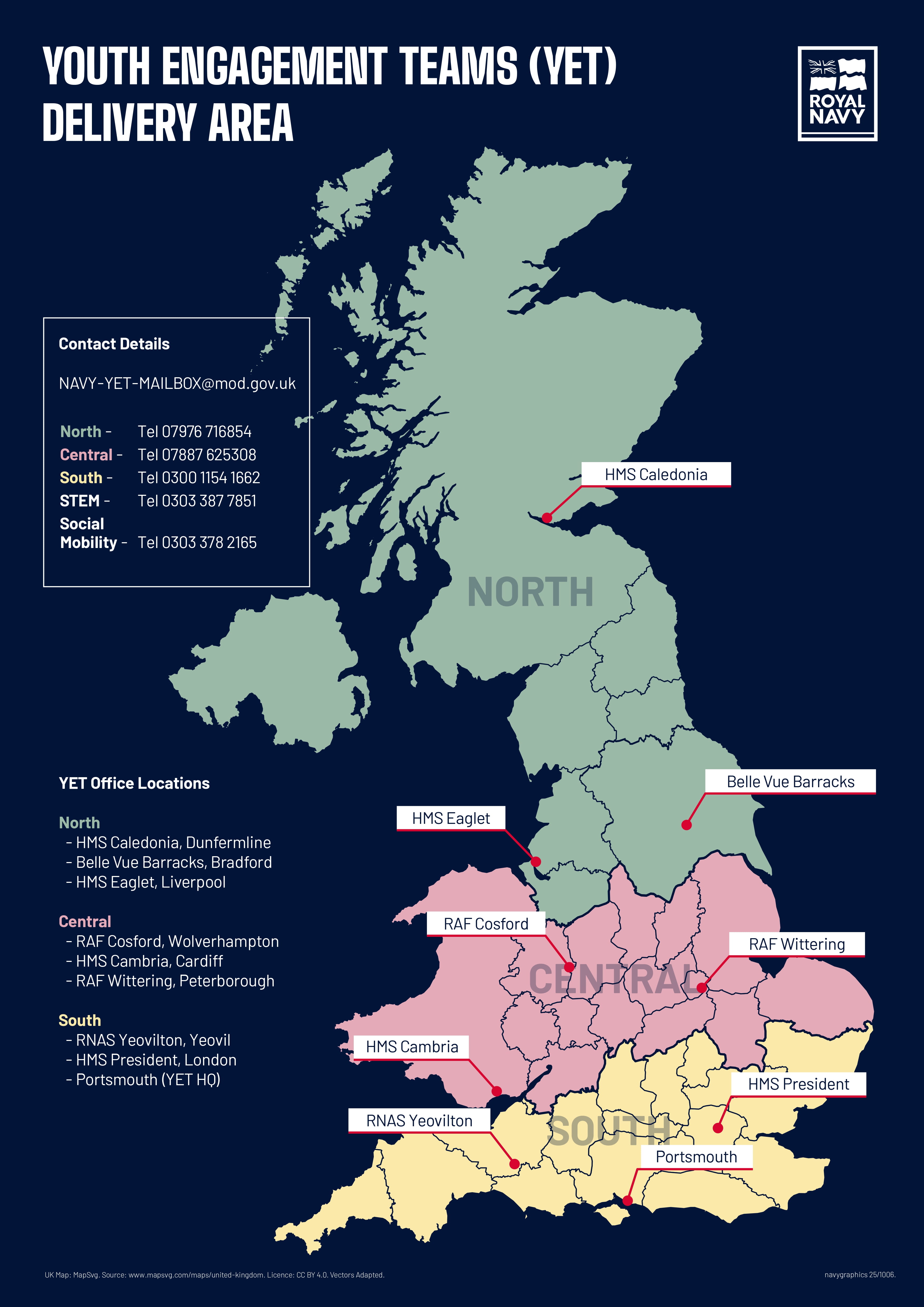 Youth Engagement Team Map
